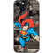 DC Comics Superman Vintage Action pose pattern iPhone 15 Skin