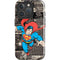 DC Comics Superman Vintage Action pose pattern iPhone 16 Pro Impact Case
