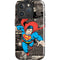 DC Comics Superman Vintage Action pose pattern iPhone 16 Pro Magsafe Impact Case