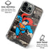 DC Comics Superman Vintage Action pose pattern iPhone 16 Pro Max Clear Case