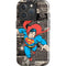 DC Comics Superman Vintage Action pose pattern iPhone 16 Pro Max Impact Case