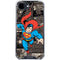 DC Comics Superman Vintage Action pose pattern iPhone 16e Clear Case