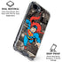 DC Comics Superman Vintage Action pose pattern iPhone 16e Clear Case
