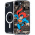 DC Comics Superman Vintage Action pose pattern iPhone 16e MagSafe Case