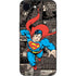 DC Comics Superman Vintage Action pose pattern iPhone 16e Skin