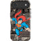 DC Comics Superman Vintage Action pose pattern iPhone 17 Air Impact Case