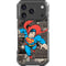 DC Comics Superman Vintage Action pose pattern iPhone 17 Pro Clear Case