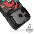 DC Comics Superman Vintage Action pose pattern iPhone 17 Pro Kickstand Case