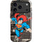 DC Comics Superman Vintage Action pose pattern iPhone 17 Pro Magsafe Impact Case