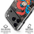 DC Comics Superman Vintage Action pose pattern iPhone 17 Pro Max Clear Case