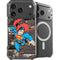 DC Comics Superman Vintage Action pose pattern iPhone 18 Pro MagSafe Case