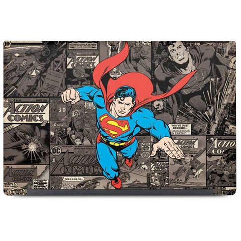 DC Comics Superman Vintage Action pose pattern Dell Latitude Skin