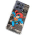 DC Comics Superman Vintage Action pose pattern Moto G Stylus 5G (2025) Clear Case