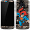 DC Comics Superman Vintage Action pose pattern Moto G6 Skin