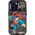 DC Comics Superman Vintage Action pose pattern Otterbox Defender iPhone Skin