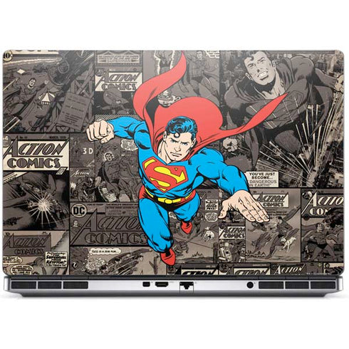 DC Comics Superman Vintage Action pose pattern Dell Precision Skin