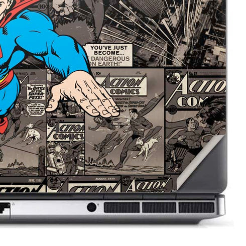 DC Comics Superman Vintage Action pose pattern Dell Precision Skin