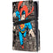 DC Comics Superman Vintage Action pose pattern PS5 Pro Disk Console Skin