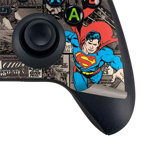 DC Comics Superman Vintage Action pose pattern XBox Series X Digital Edition Bundle Skin