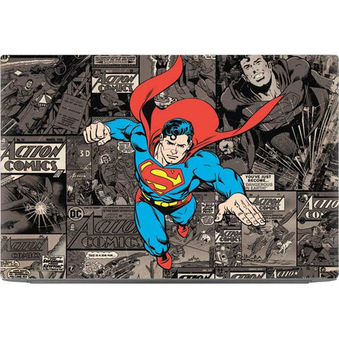 DC Comics Superman Vintage Action pose pattern Dell XPS Skin