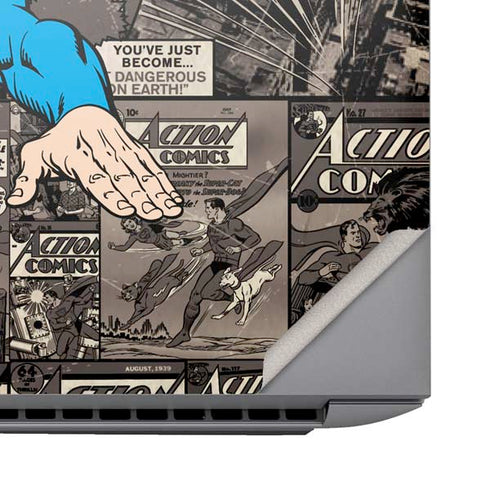 DC Comics Superman Vintage Action pose pattern HP ZBook Fury 16 G10 Skin