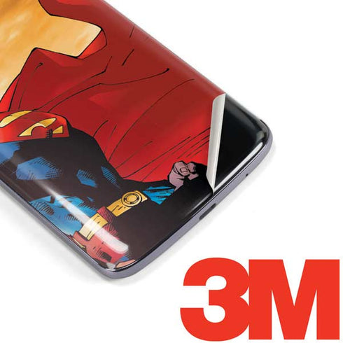 DC Comics Superman For Tomorrow Cover Art by Jim Lee Moto E5 Plus Skin