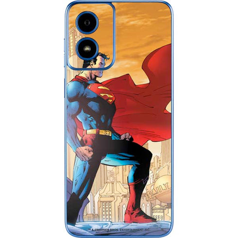 DC Comics Superman For Tomorrow Cover Art by Jim Lee Moto G Play 4G (2024) Skin
