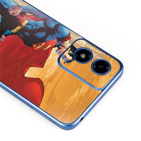DC Comics Superman For Tomorrow Cover Art by Jim Lee Moto G Play 4G (2024) Skin
