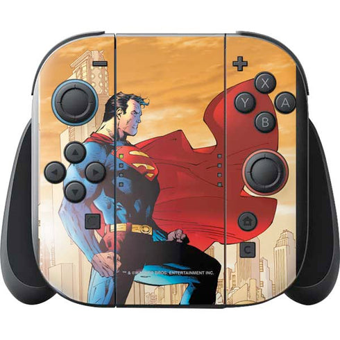 DC Comics Superman For Tomorrow Cover Art by Jim Lee Nintendo Switch 2 (2025) with Joy-Con Skin