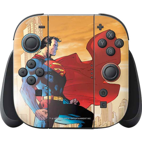 DC Comics Superman For Tomorrow Cover Art by Jim Lee Nintendo Skins