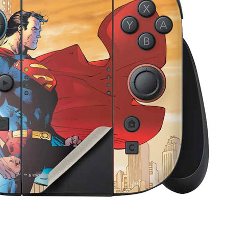 DC Comics Superman For Tomorrow Cover Art by Jim Lee Nintendo Switch 2 (2025) Joy-Con Controller Skin