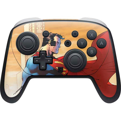 DC Comics Superman For Tomorrow Cover Art by Jim Lee Nintendo Switch 2 (2025) Pro Controller Skin