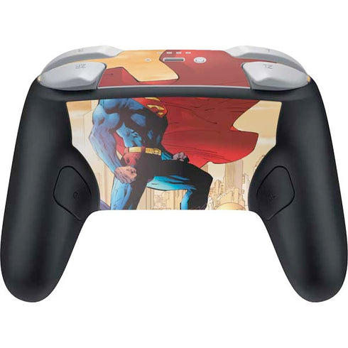 DC Comics Superman For Tomorrow Cover Art by Jim Lee Nintendo Switch 2 (2025) Pro Controller Skin