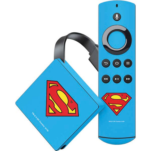 DC Comics Superman Official Logo Amazon Fire TV Skin