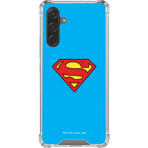 DC Comics Superman Official Logo Galaxy A17 Clear Case