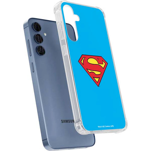 DC Comics Superman Official Logo Galaxy A35 5G Clear Case
