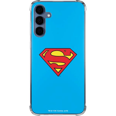 DC Comics Superman Official Logo Galaxy A55 5G Clear Case