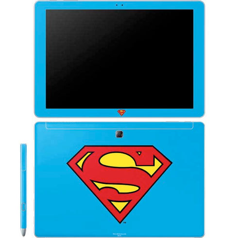 DC Comics Superman Official Logo Galaxy Book 12in Skin
