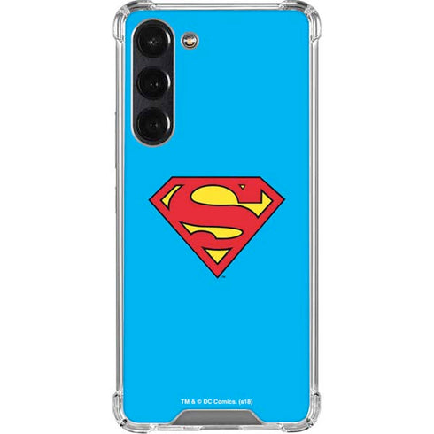 DC Comics Superman Official Logo Galaxy S24 FE Clear Case