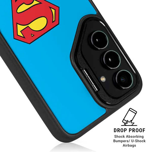 DC Comics Superman Official Logo Galaxy S25 Kickstand Case