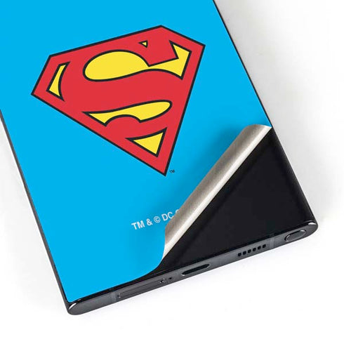 DC Comics Superman Official Logo Galaxy S25 Ultra Skin