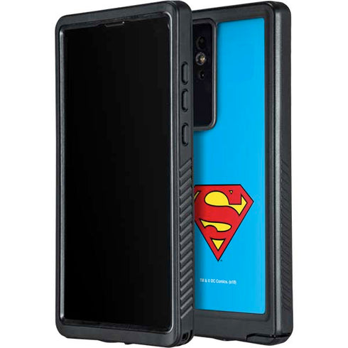 DC Comics Superman Official Logo Galaxy S24 Ultra Waterproof Case