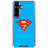 DC Comics Superman Official Logo Galaxy S25 FE Clear Case