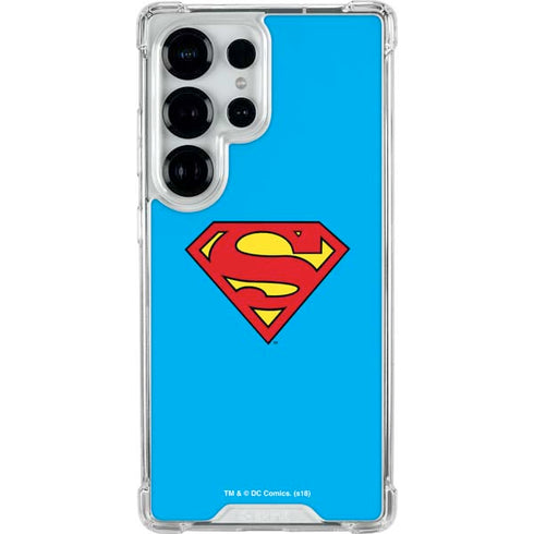 DC Comics Superman Official Logo Galaxy S26 Ultra Clear Case