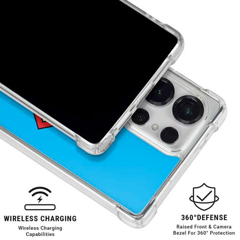 DC Comics Superman Official Logo Galaxy S26 Ultra Clear Case