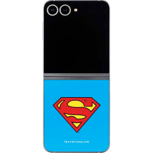 DC Comics Superman Official Logo Galaxy Z Flip6 Skin