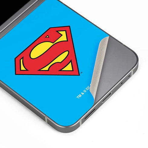 DC Comics Superman Official Logo Galaxy Z Flip6 Skin