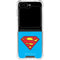 DC Comics Superman Official Logo Galaxy Z Flip6 Clear Case