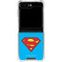 DC Comics Superman Official Logo Galaxy Z Flip6 Clear Case