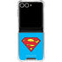 DC Comics Superman Official Logo Galaxy Z Flip7 Clear Case